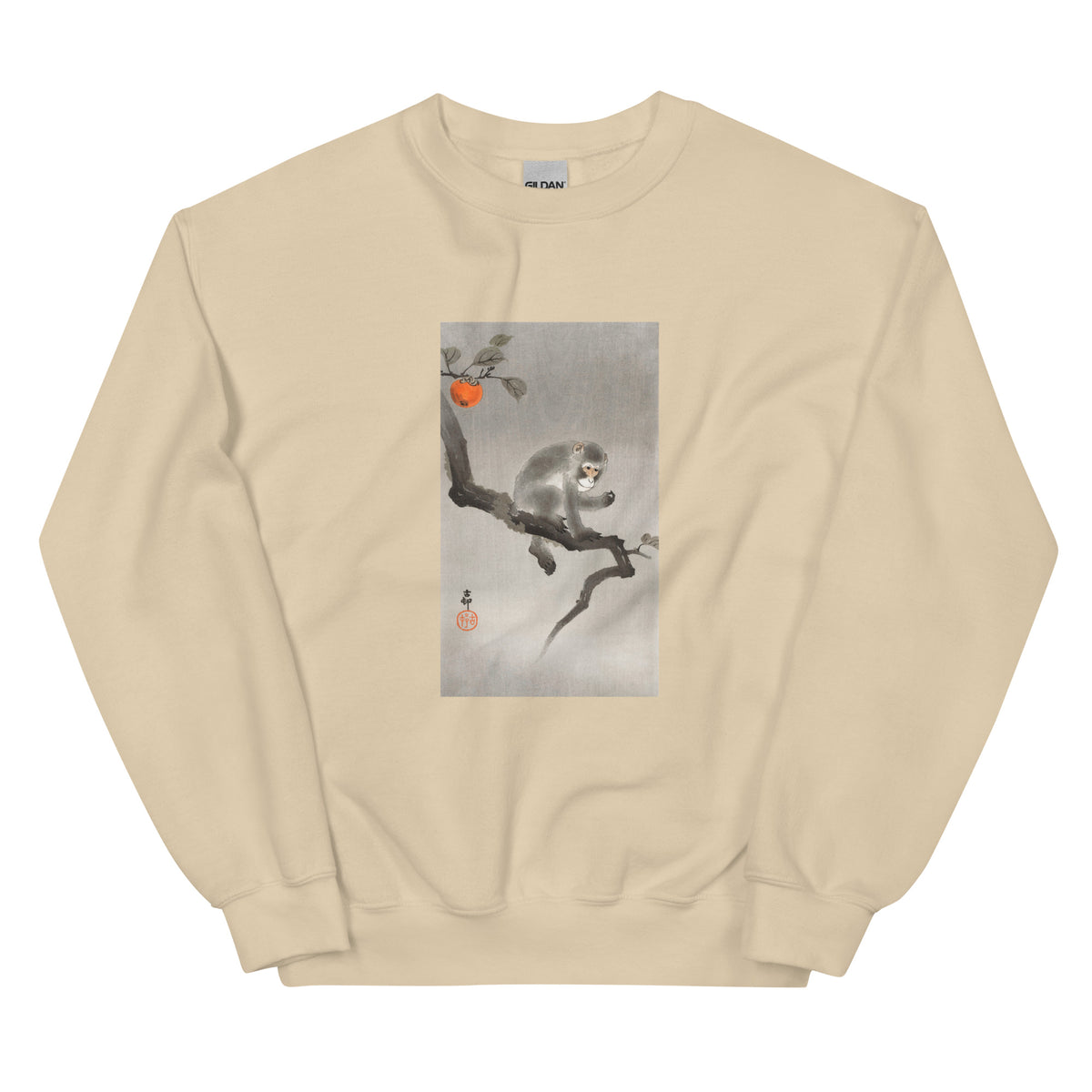 Sand Sweater Monkey In Cockatoo - Ohara Koson 1900 Essential