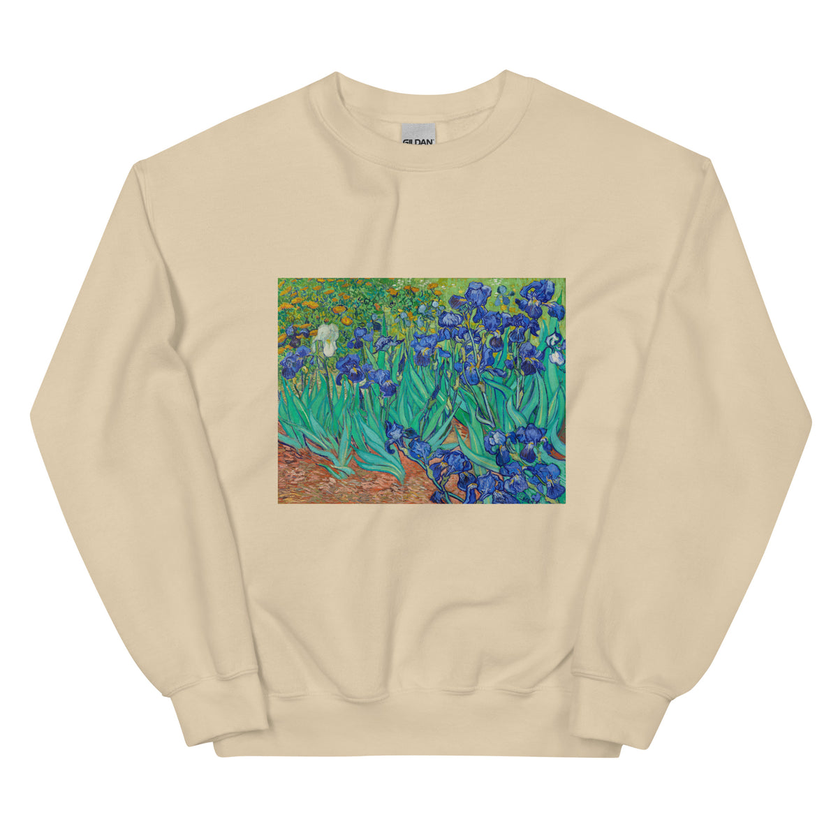 Sand Sweater Vincent Van Gogh S Irises Famous Painting Essential