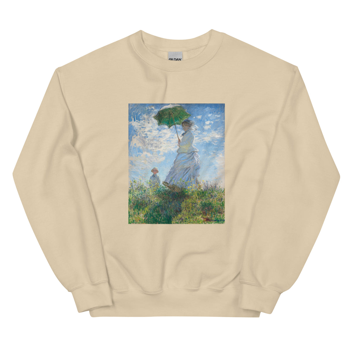 Sand Sweater Claude Monet S Madame Monet And Her Son Woman With A Parasol Famous Painting Essential