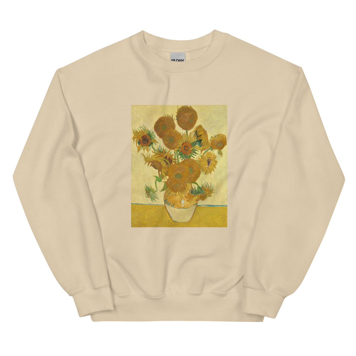 Sand Sweater Vincent Van Gogh S Sunflowers Famous Still Life Painting Essential