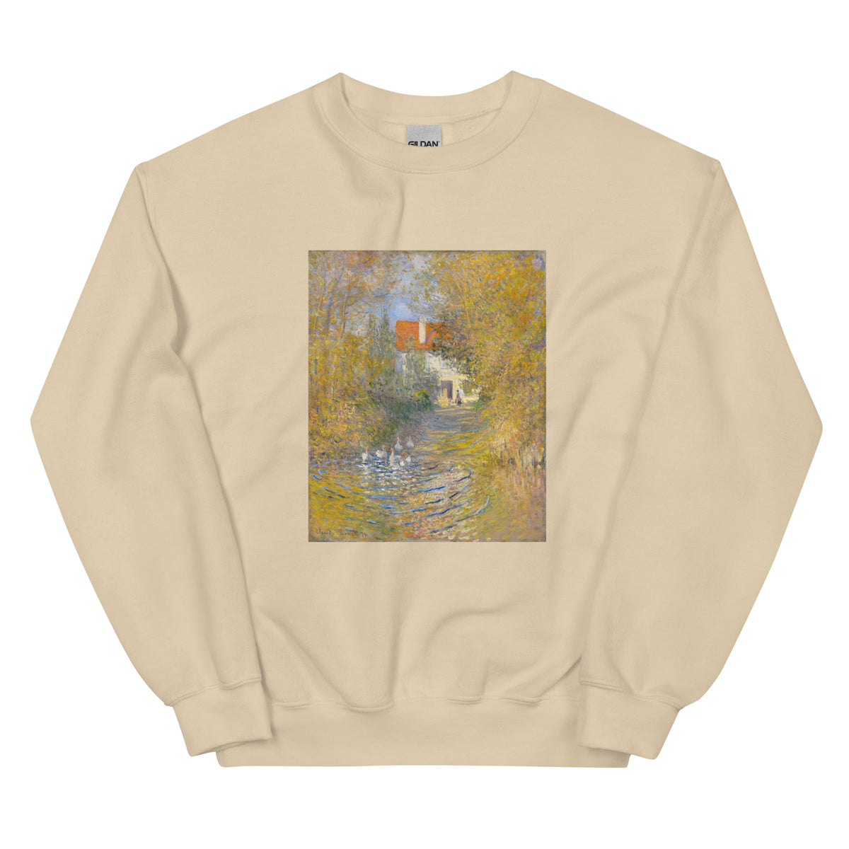 Sand Sweater Claude Monet S The Geese Famous Painting Essential