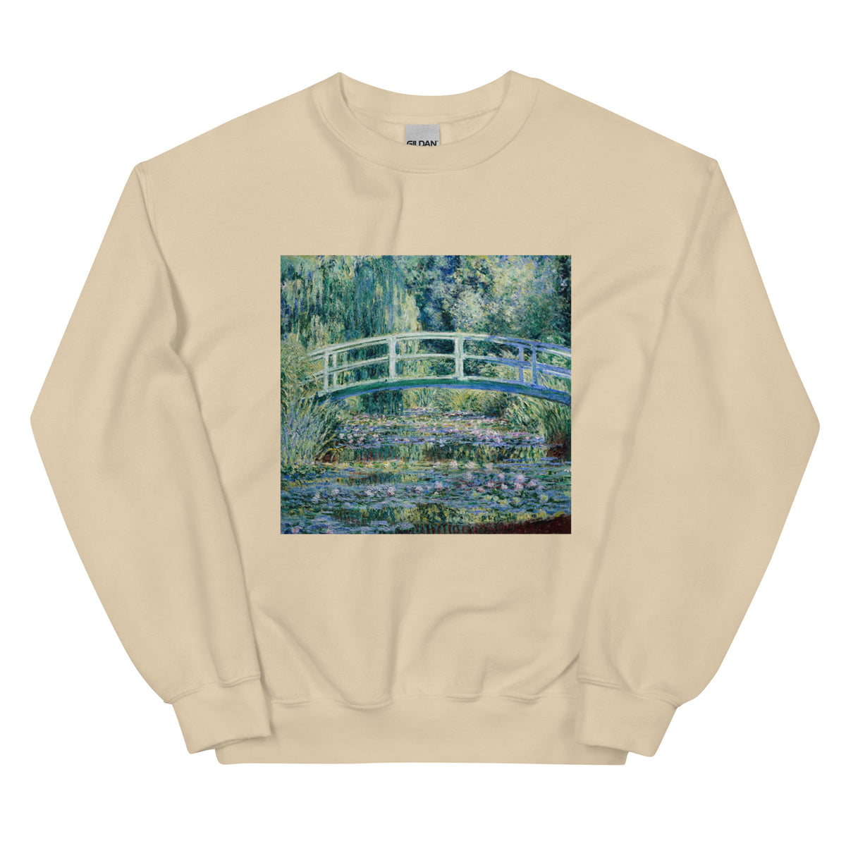 Sand Sweater Claude Monet S Water Lilies And Japanese Bridge Famous Painting Essential