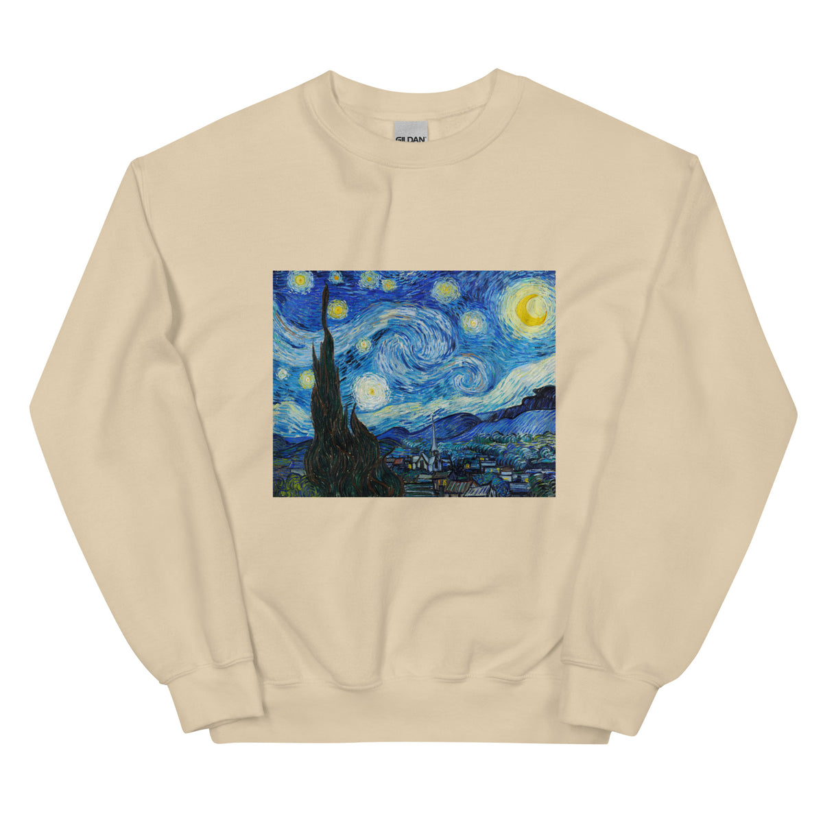 Sand Sweater Vincent Van Gogh S The Starry Night Famous Painting Essential