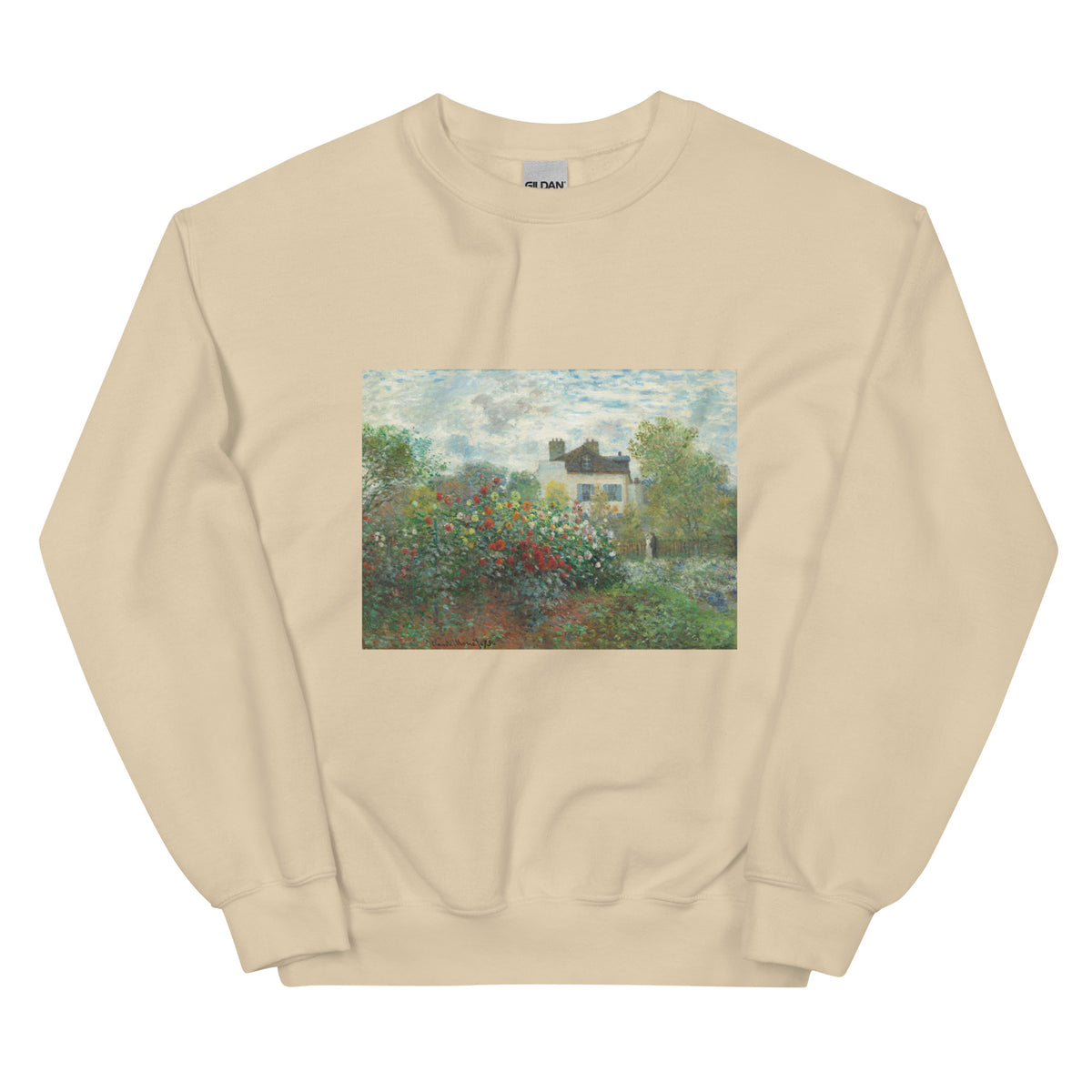Sand Sweater The Artist S Garden In Argenteuil A Corner Of The Garden With Dahlias Essential