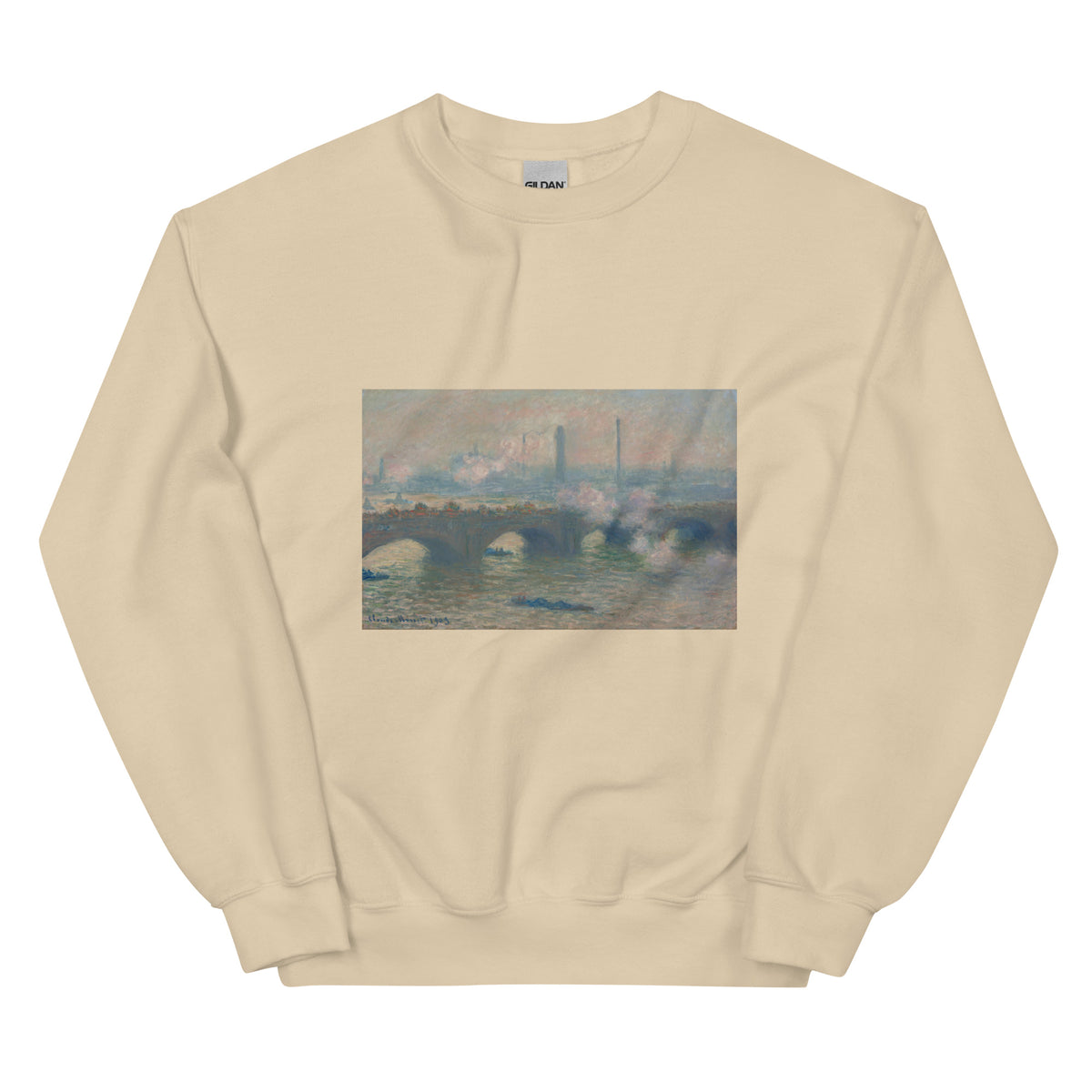 Sand Sweater Waterloo Bridge Gray Day Essential