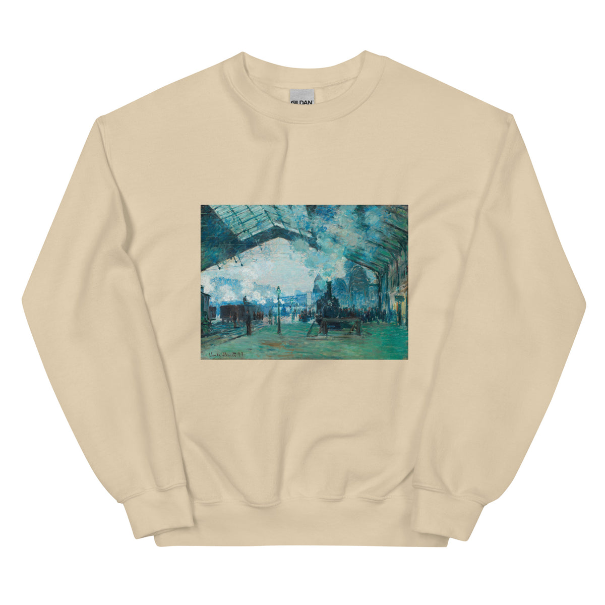 Sand Sweater Arrival Of The Normandy Train Gare Saint-Lazare Essential