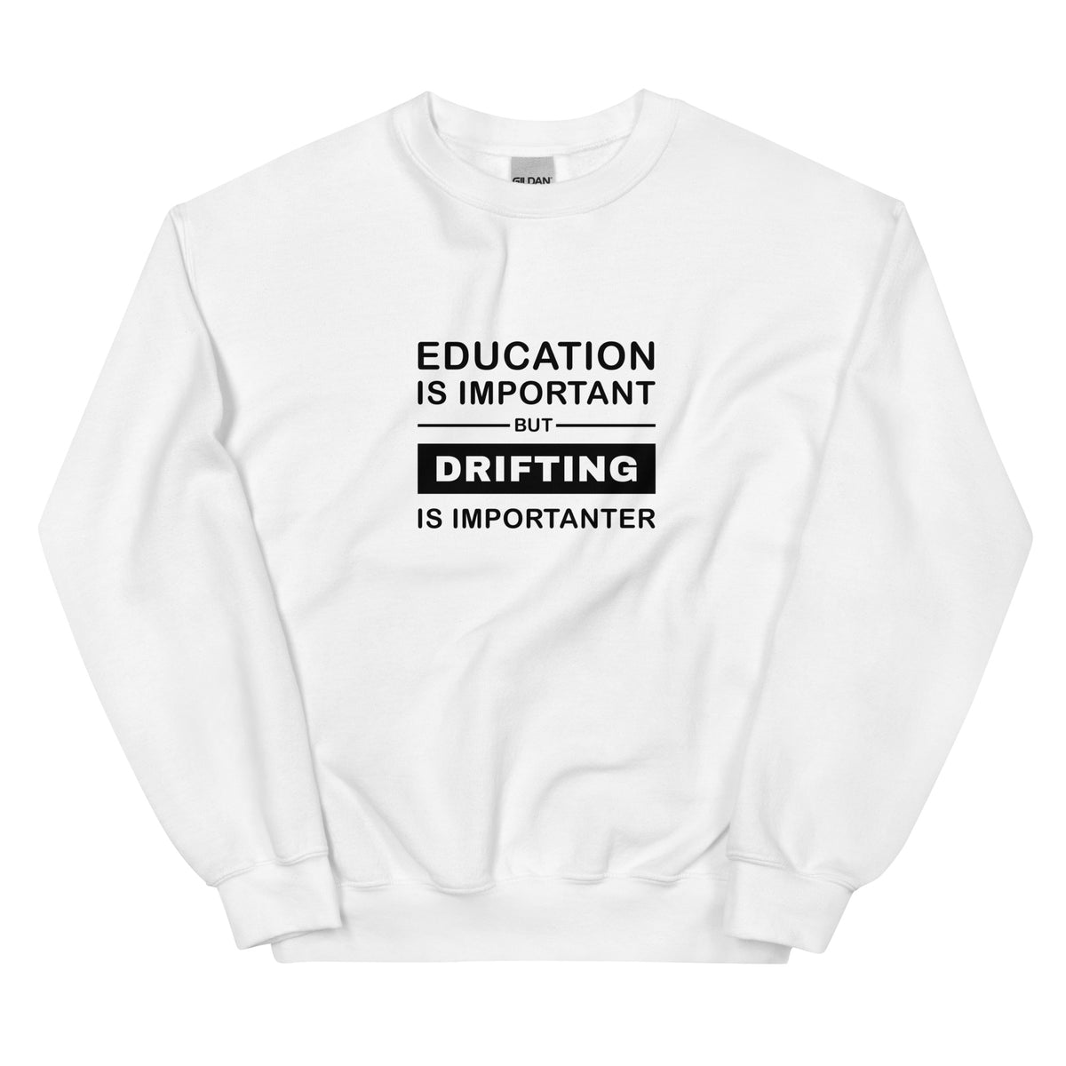 White Sweater Drifting Is Importanter Essential