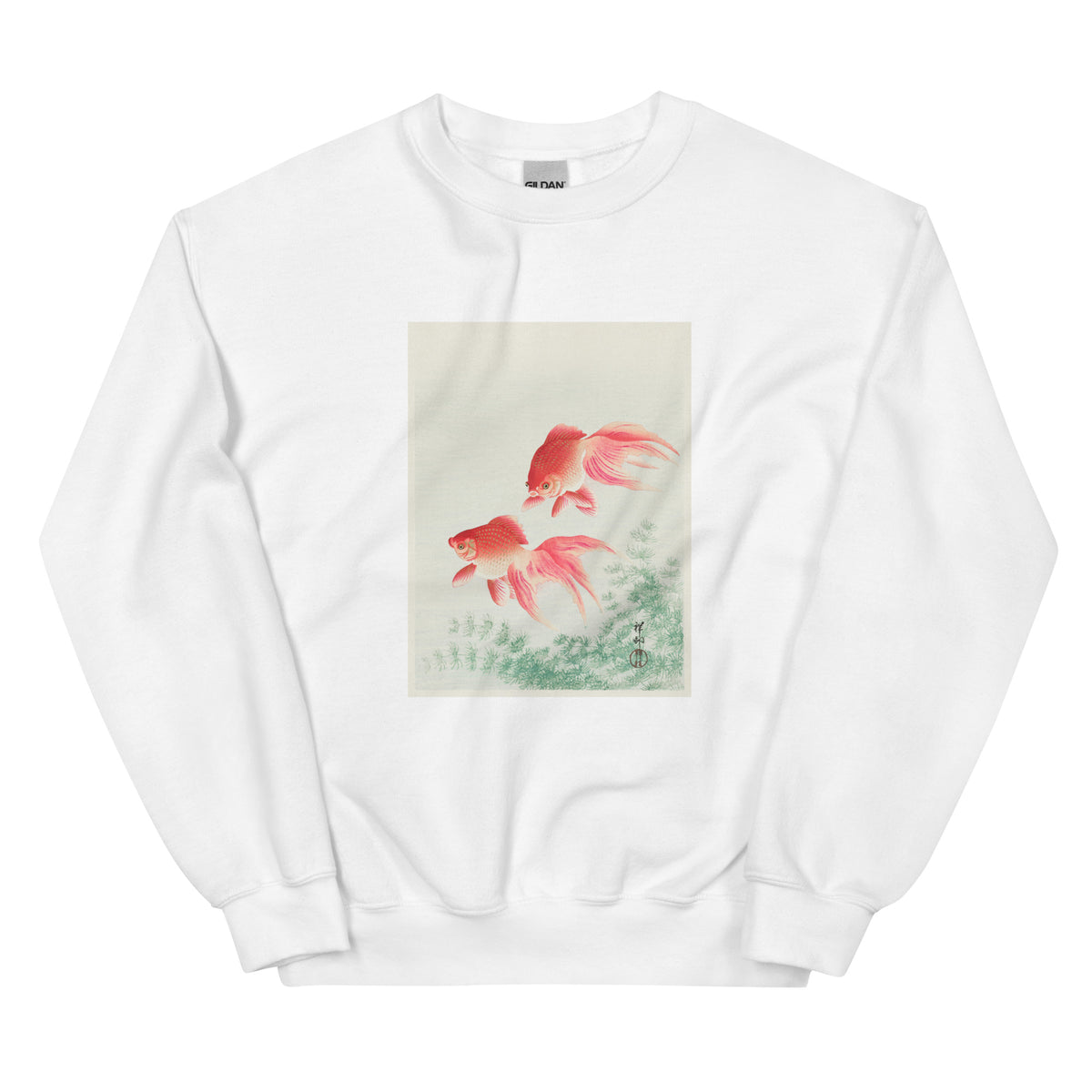 White Sweater Two Veil Goldfish - Ohara Koson 1926 Essential