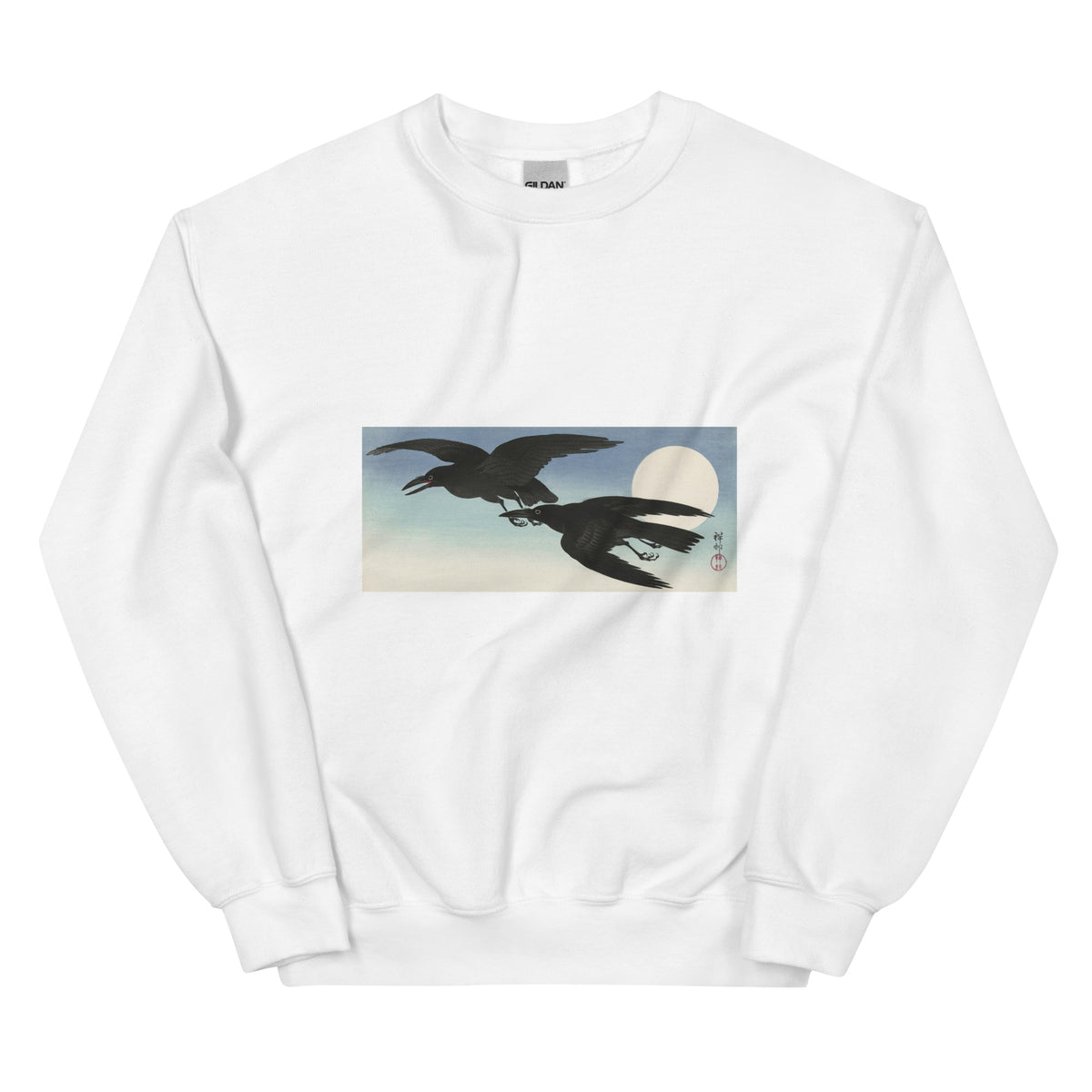 White Sweater Crows At Full Moon - Ohara Koson 1925 Essential