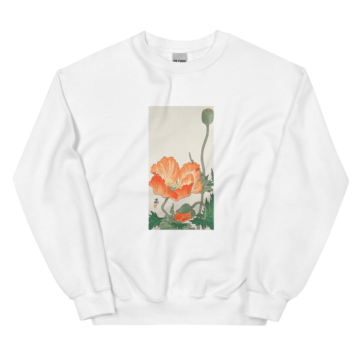 White Sweater Birds And Plants - Ohara Koson 1900 Essential