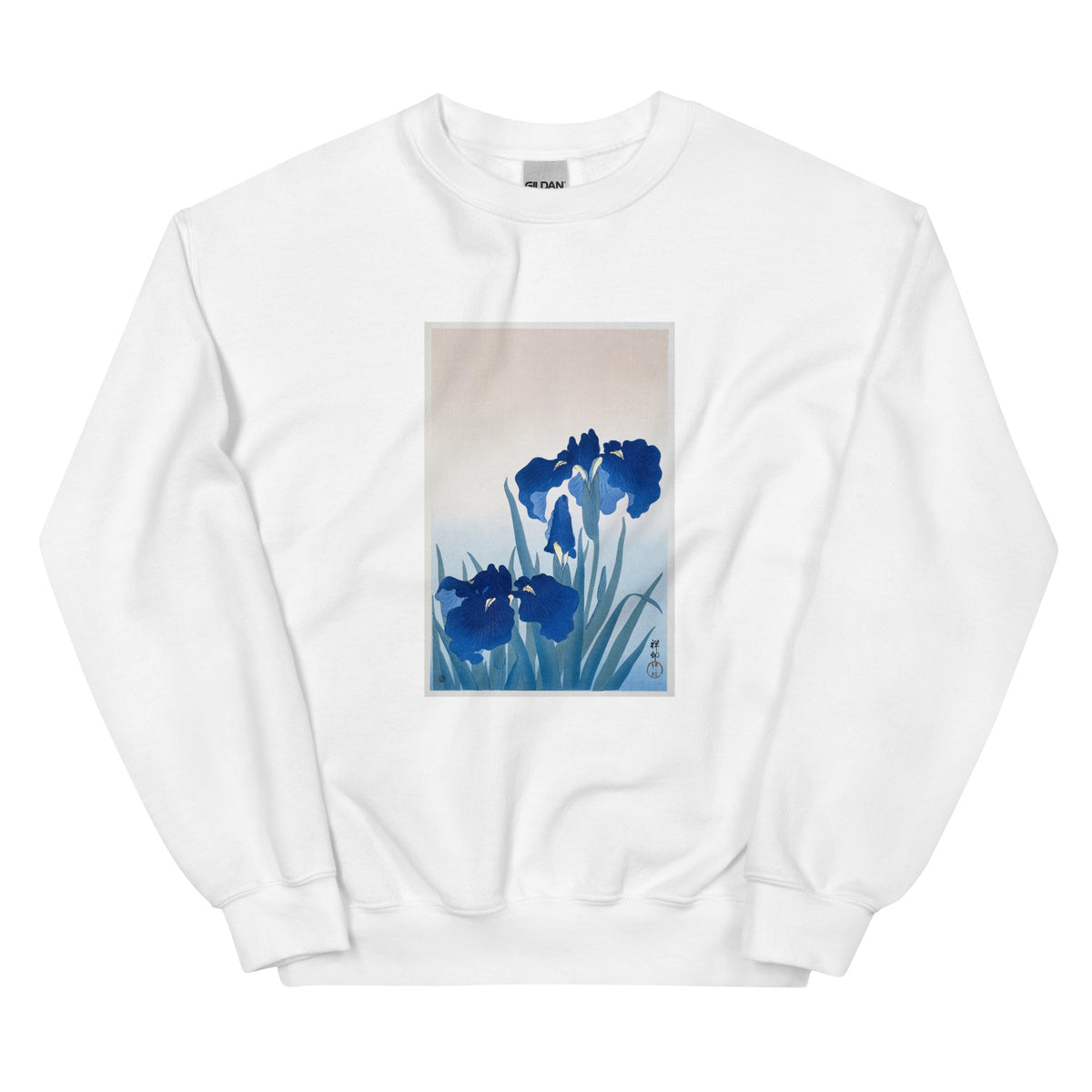 White Sweater Iris Flowers - Ohara Koson 1925 Essential