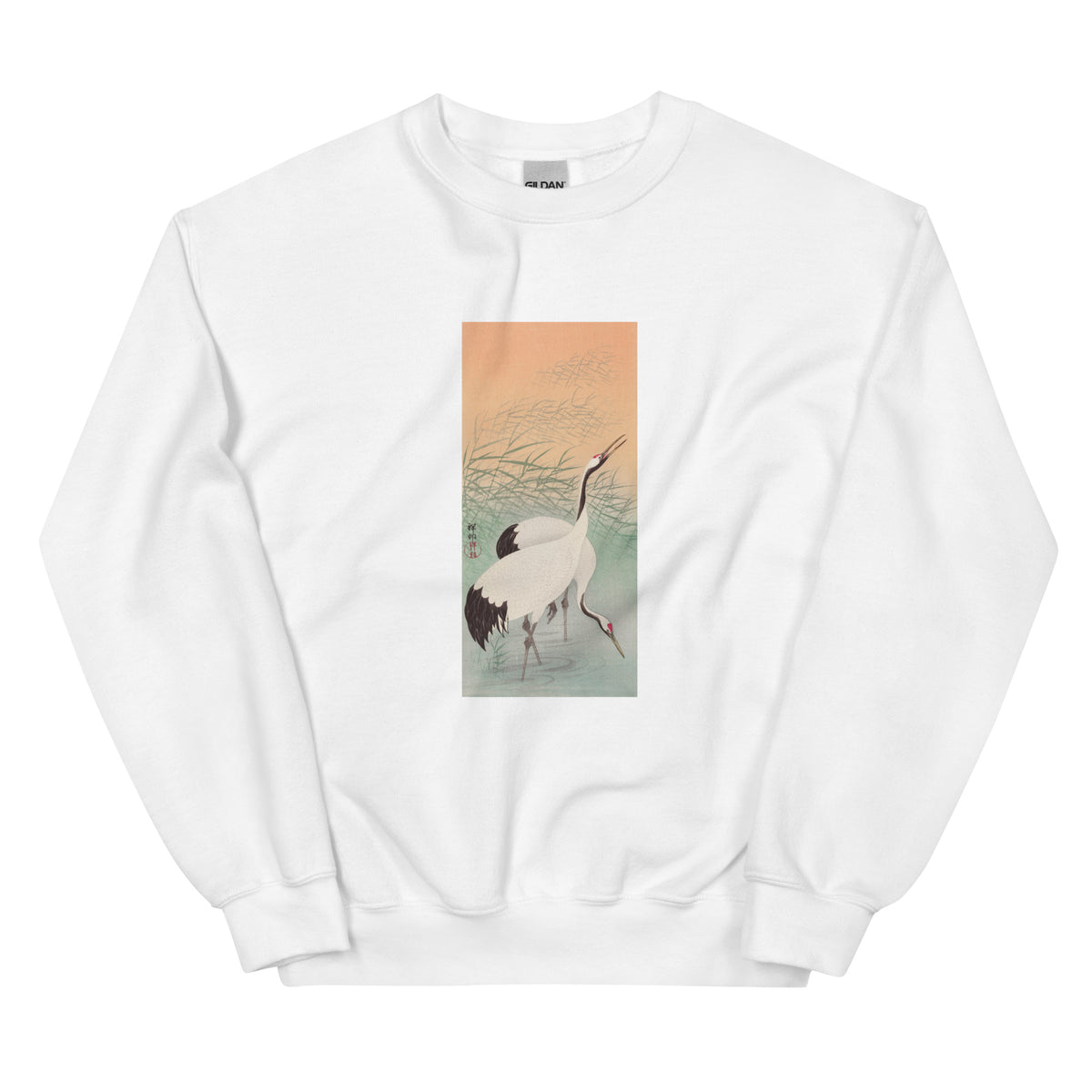 White Sweater Two Cranes - Ohara Koson 1925 Essential