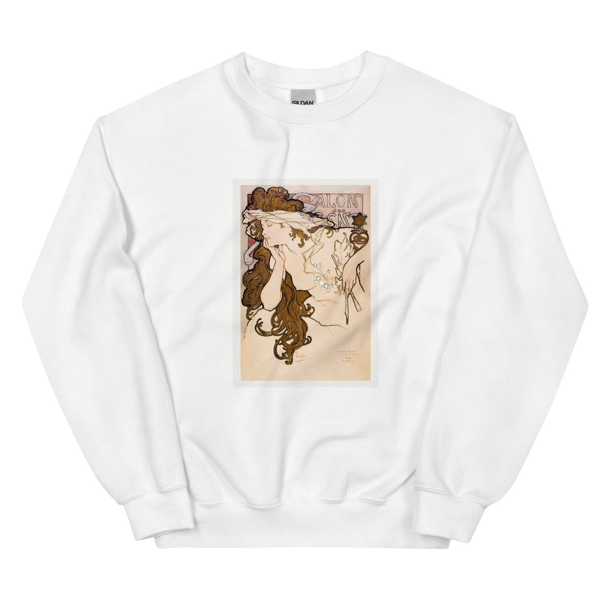 White Sweater Salon Des Cent Poster Essential