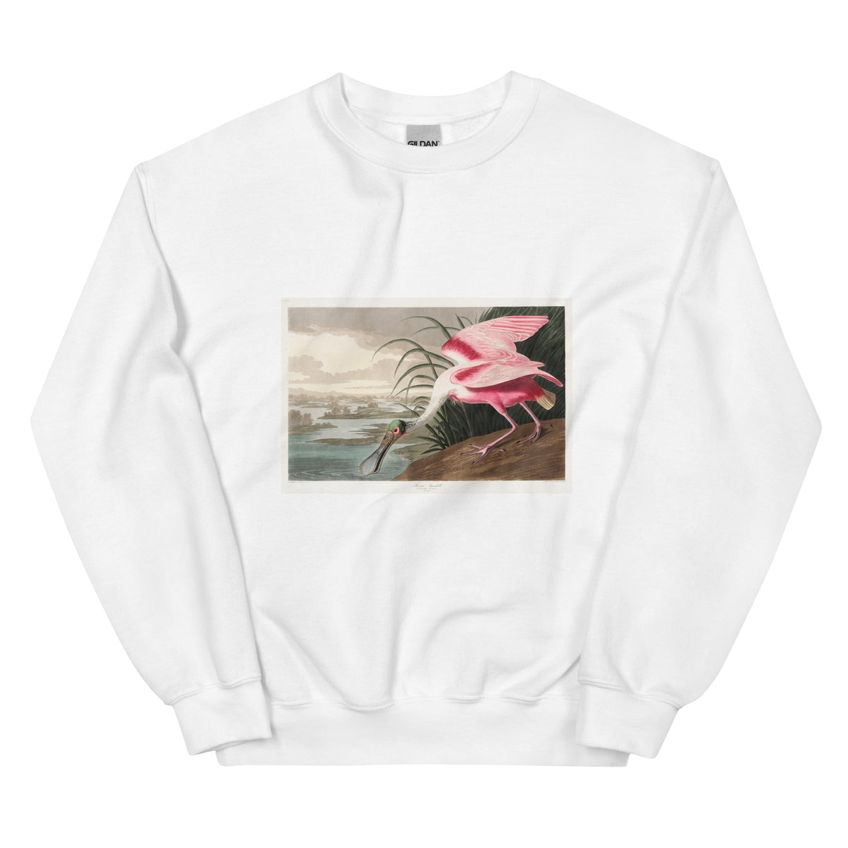 White Sweater Roseate Spoonbill Essential