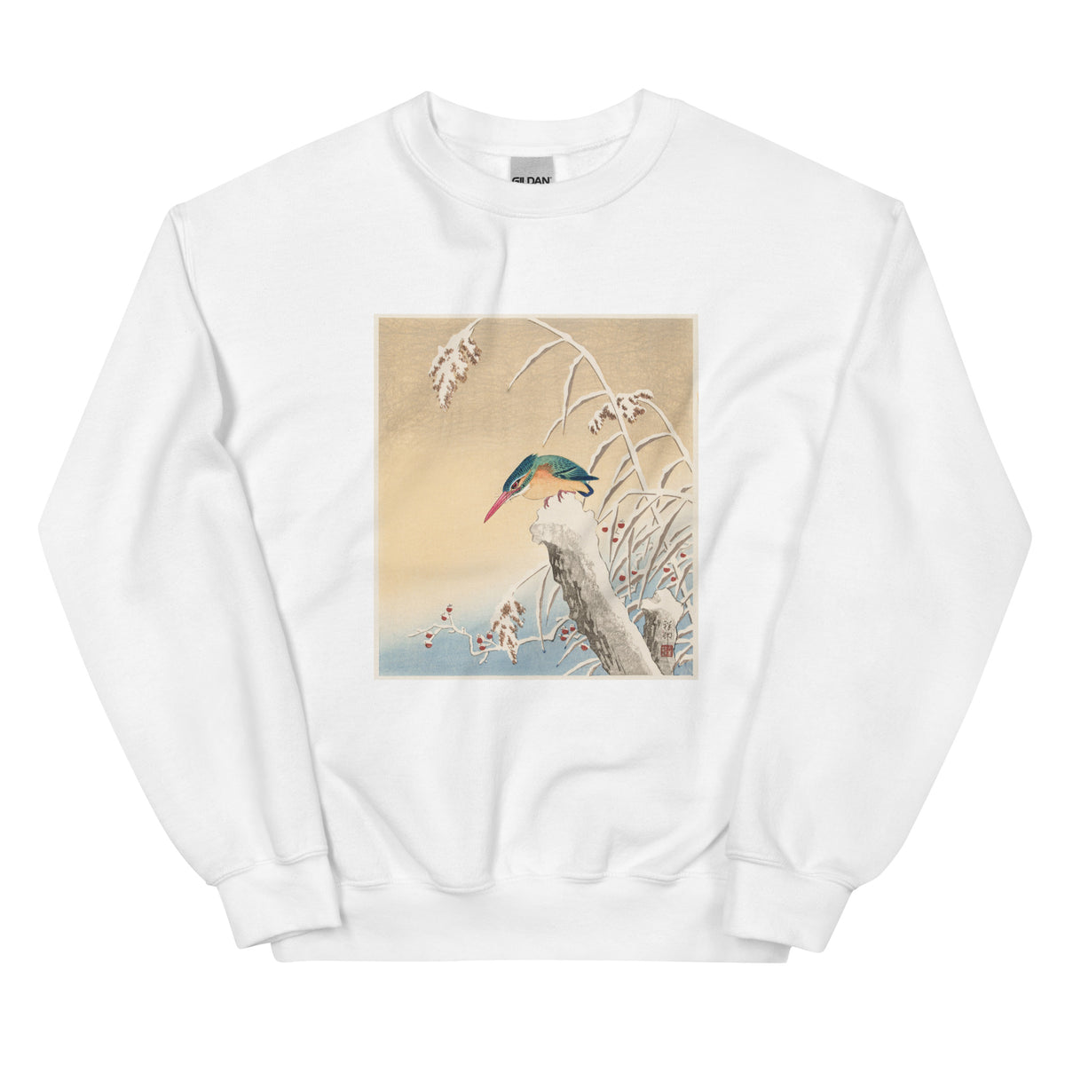 White Sweater Kingfisher In The Snow - Ohara Koson 1925 Essential