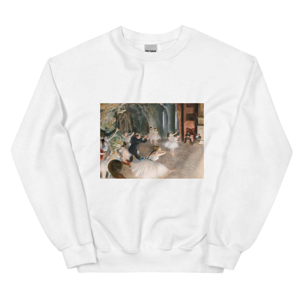 White Sweater The Rehearsal Onstage Painting In High Resolution Essential