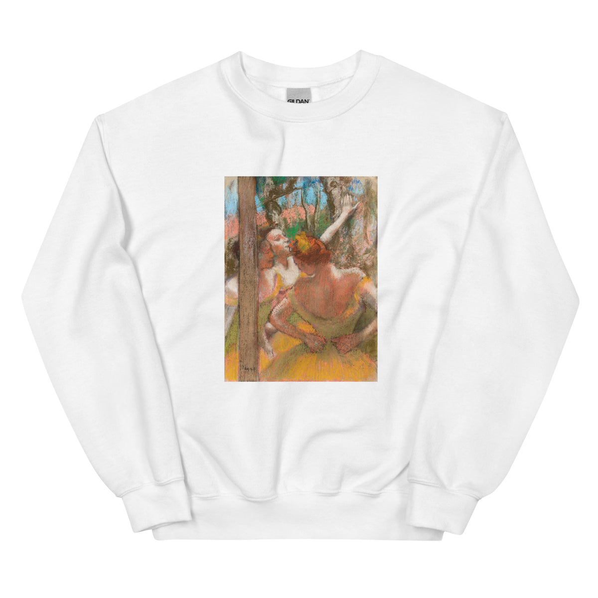 White Sweater Dancers Painting In High Resolution Essential