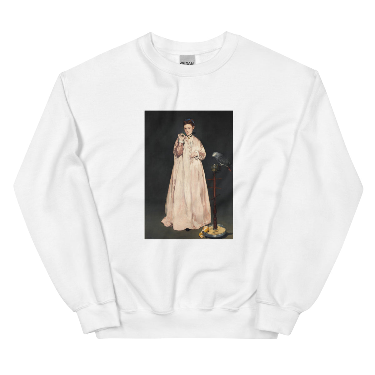 White Sweater Young Lady In 1866 Painting In High Resolution Essential
