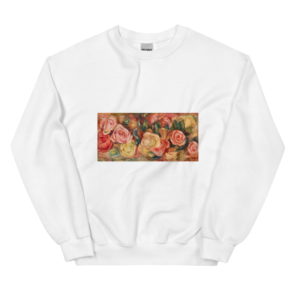 White Sweater Roses Renoir Essential