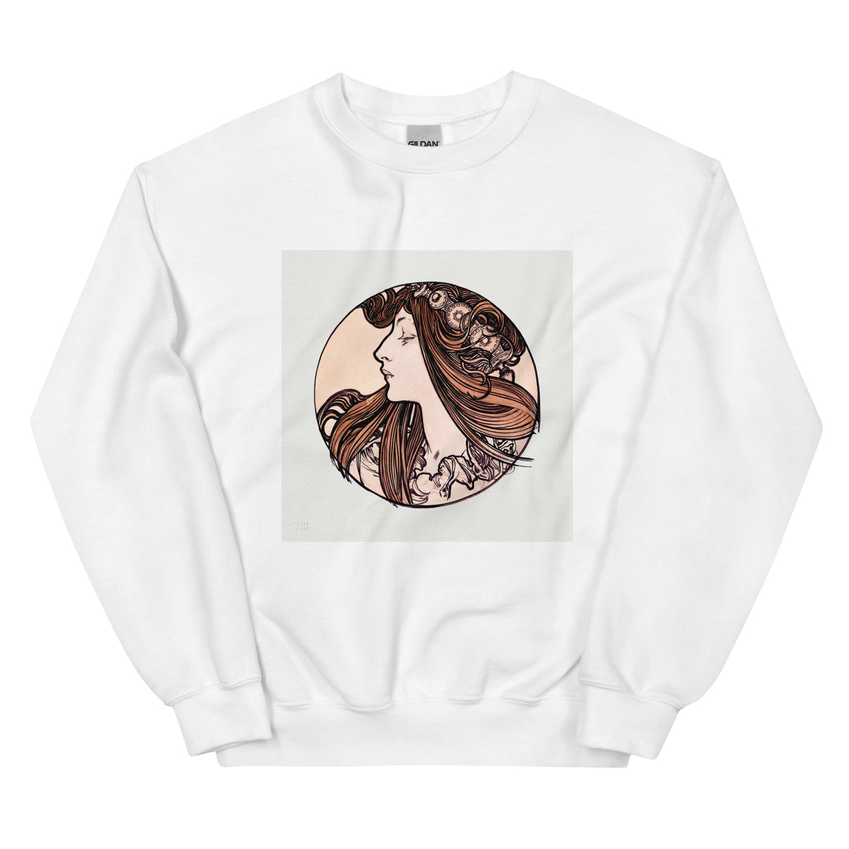 White Sweater Stained Glass Fouquet Mucha III Essential