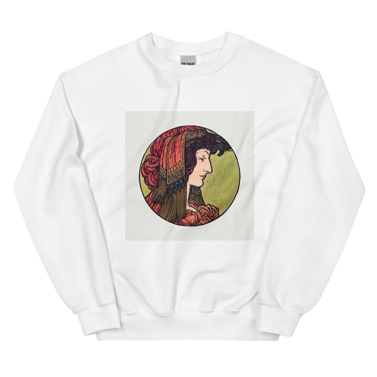 White Sweater Stained Glass Fouquet Mucha IV Essential