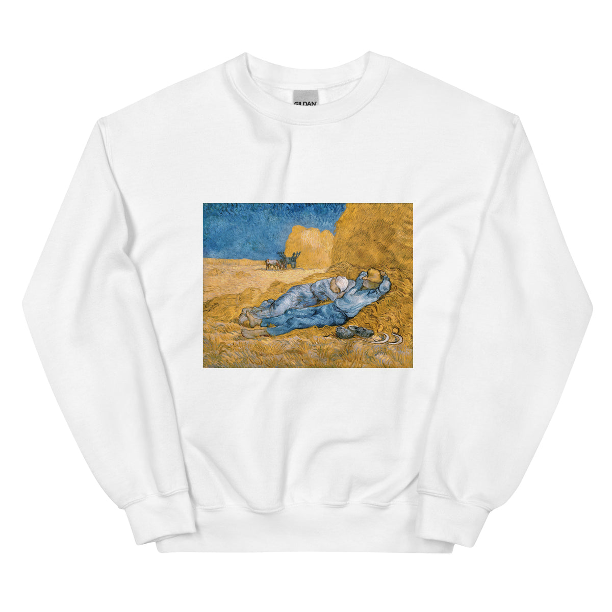 White Sweater Vincent Van Gogh S The Siesta Famous Painting Essential