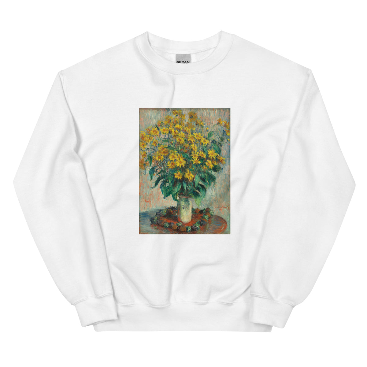 White Sweater Jerusalem Artichoke Flowers Essential