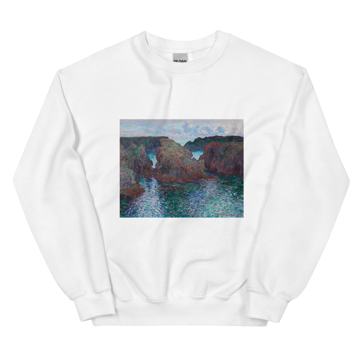 White Sweater Rocks At Port-Goulphar Belle- Icirc Le Essential