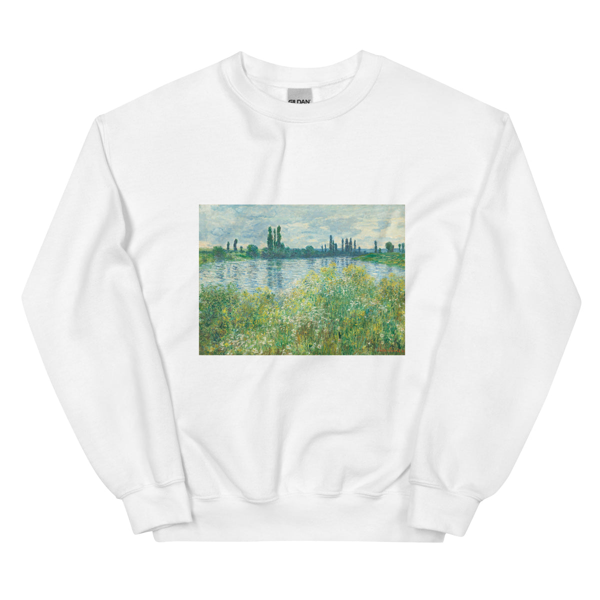 White Sweater Banks Of The Seine Vetheuil Essential