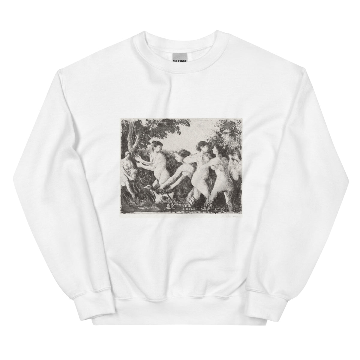 White Sweater Bathers Wrestling Essential