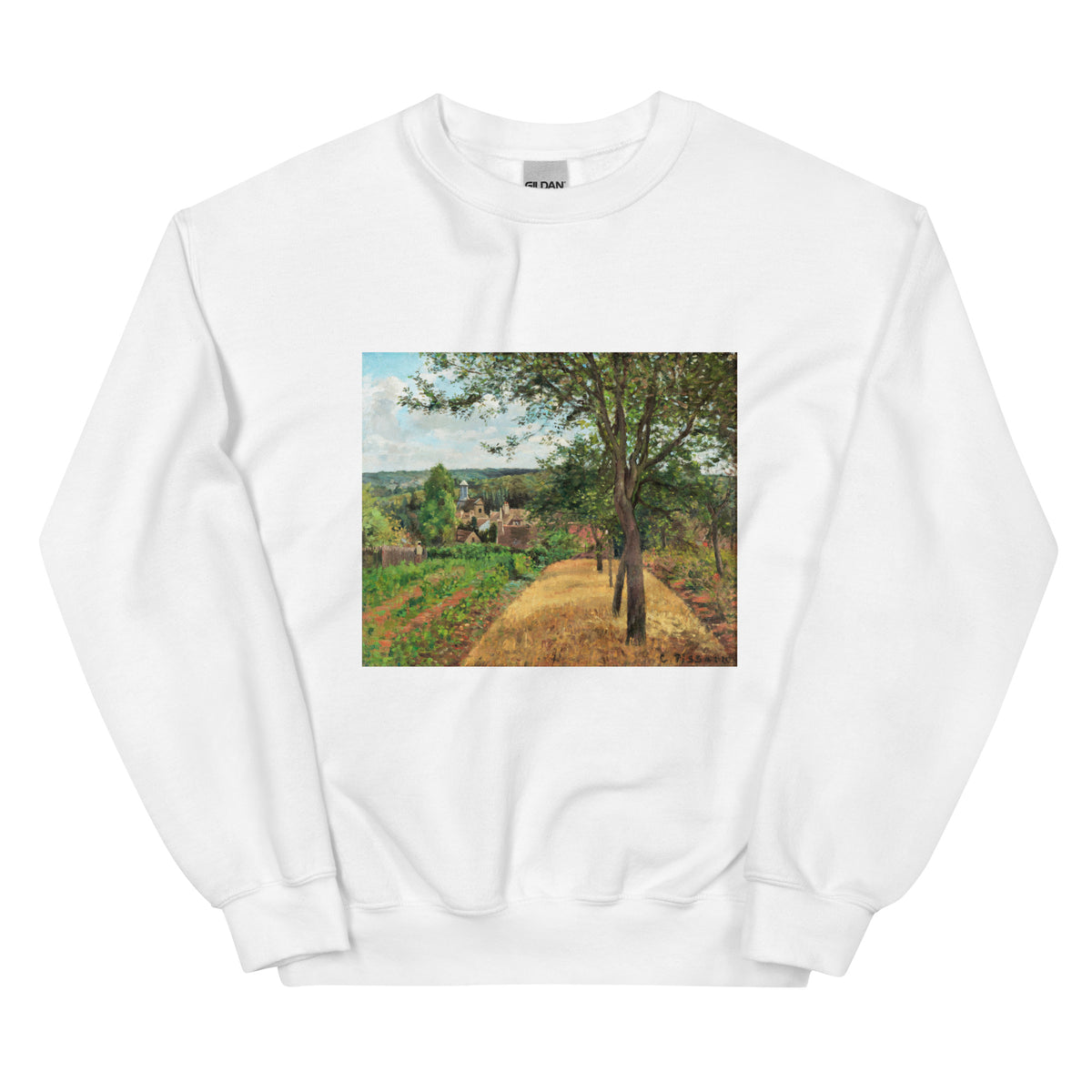 White Sweater Orchards At Louveciennes Painting In High Resolution Essential