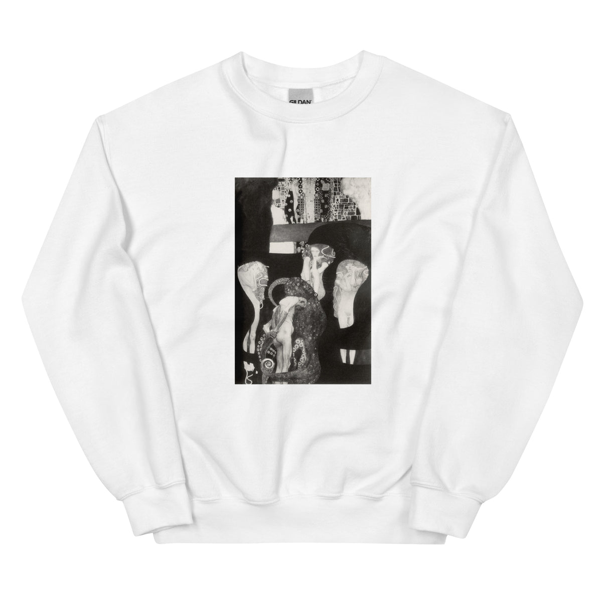 White Sweater Gustav Klimt Jurisprudence Famous Painting Essential