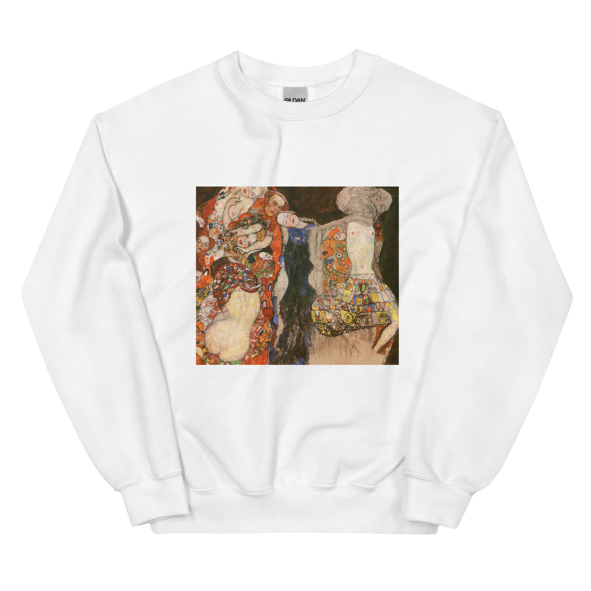 White Sweater Gustav Klimt The Bride Famous Painting Essential