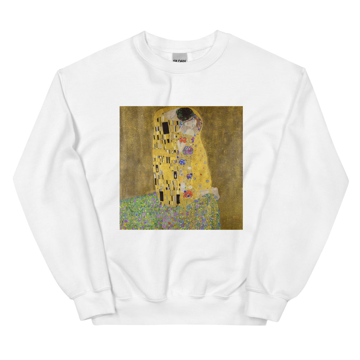 White Sweater Gustav Klimt The Kiss Famous Painting Essential