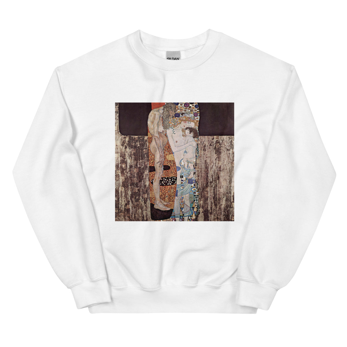 White Sweater Gustav Klimt The Three Ages Of The Woman Famous Painting Essential