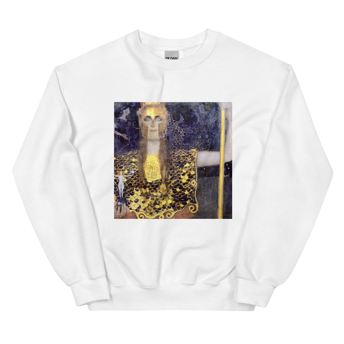 White Sweater Gustav Klimt Pallas Athena Famous Painting Essential
