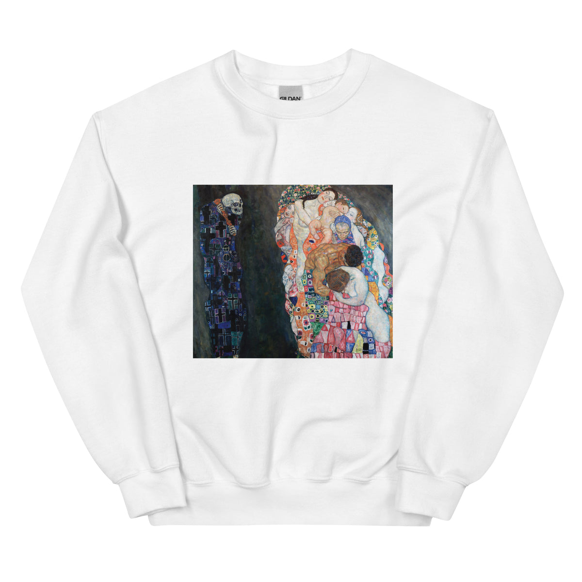 White Sweater Gustav Klimt Death And Life Famous Painting Essential