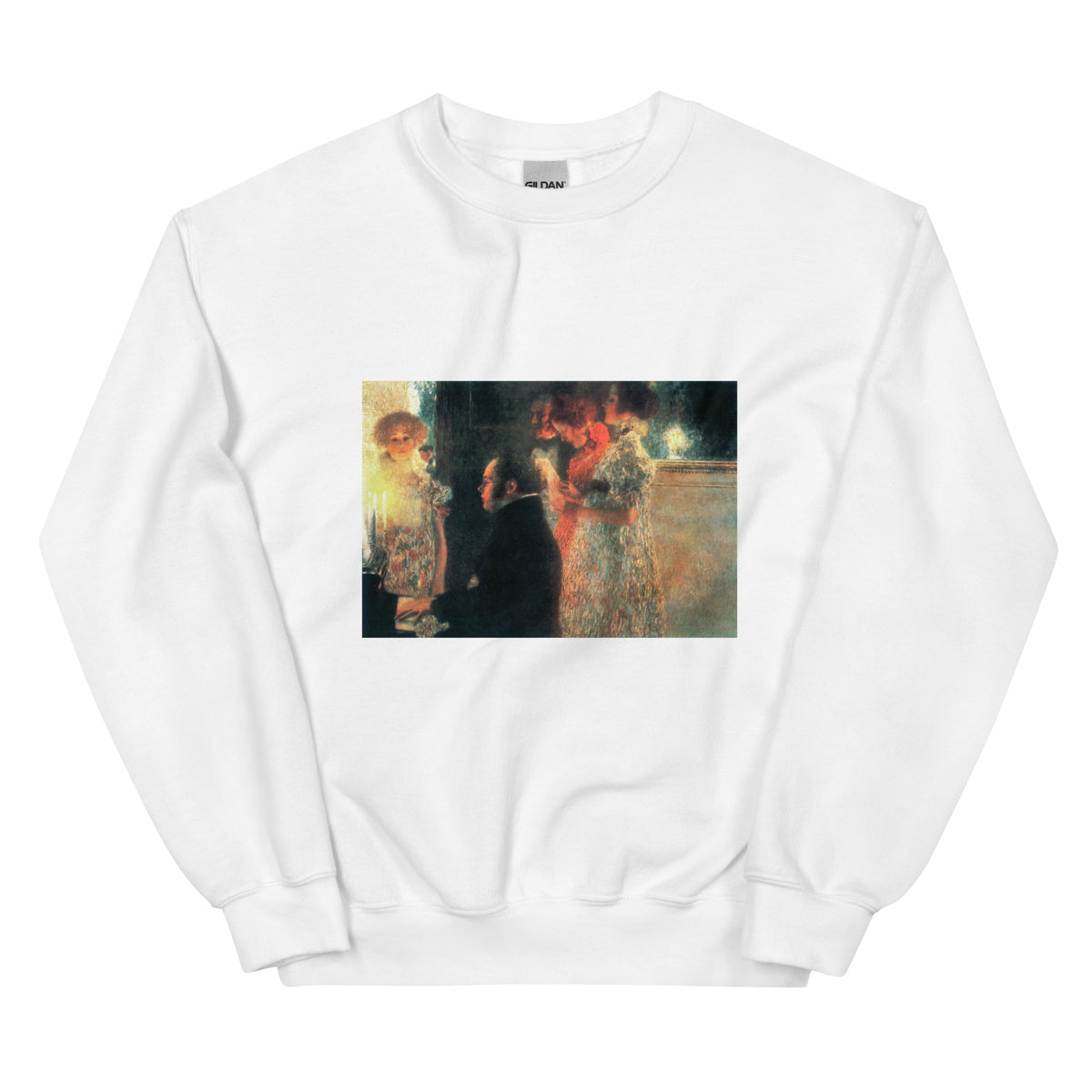 White Sweater Gustav Klimt Schubert At The Piano II Famous Painting Essential