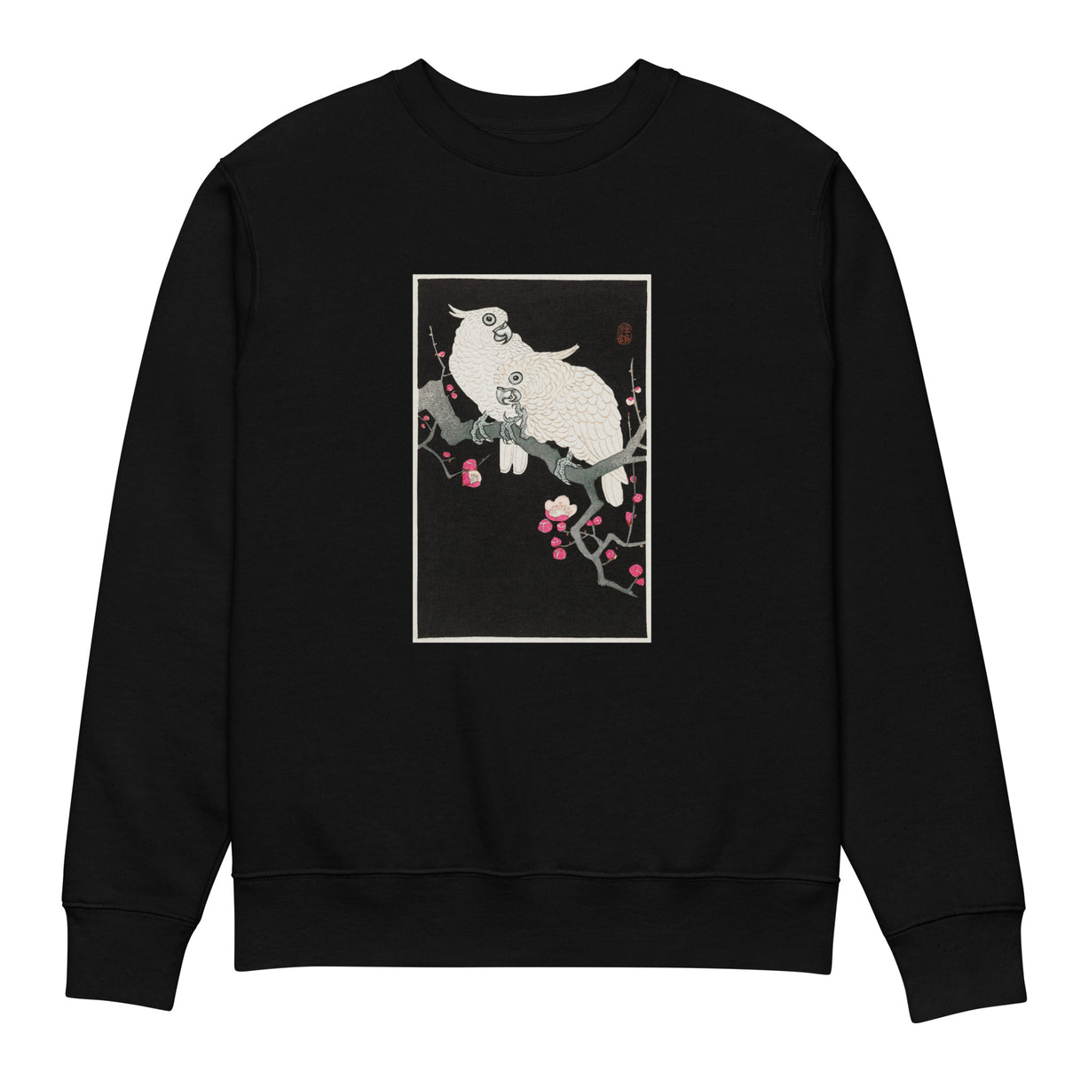 Black Sweater Two Cockatoo And Plum Blossom - Ohara Koson 1925 Premium