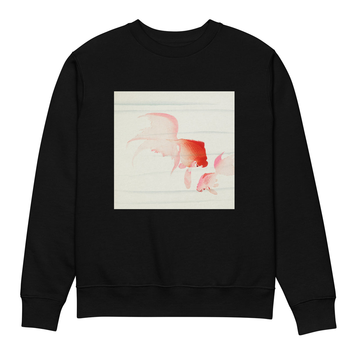 Black Sweater Gold Fish - Ohara Koson 1900 Premium