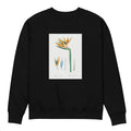 Black Sweater Bird Of Paradise Illustration Premium