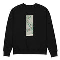 Black Sweater Sparrows On Snowy Berry Bush Premium