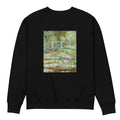Black Sweater Bridge Over A Pond Of Water Lilies Premium