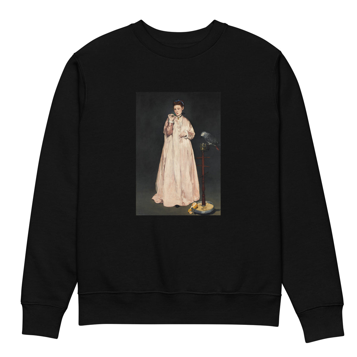 Black Sweater Young Lady In 1866 Painting In High Resolution Premium