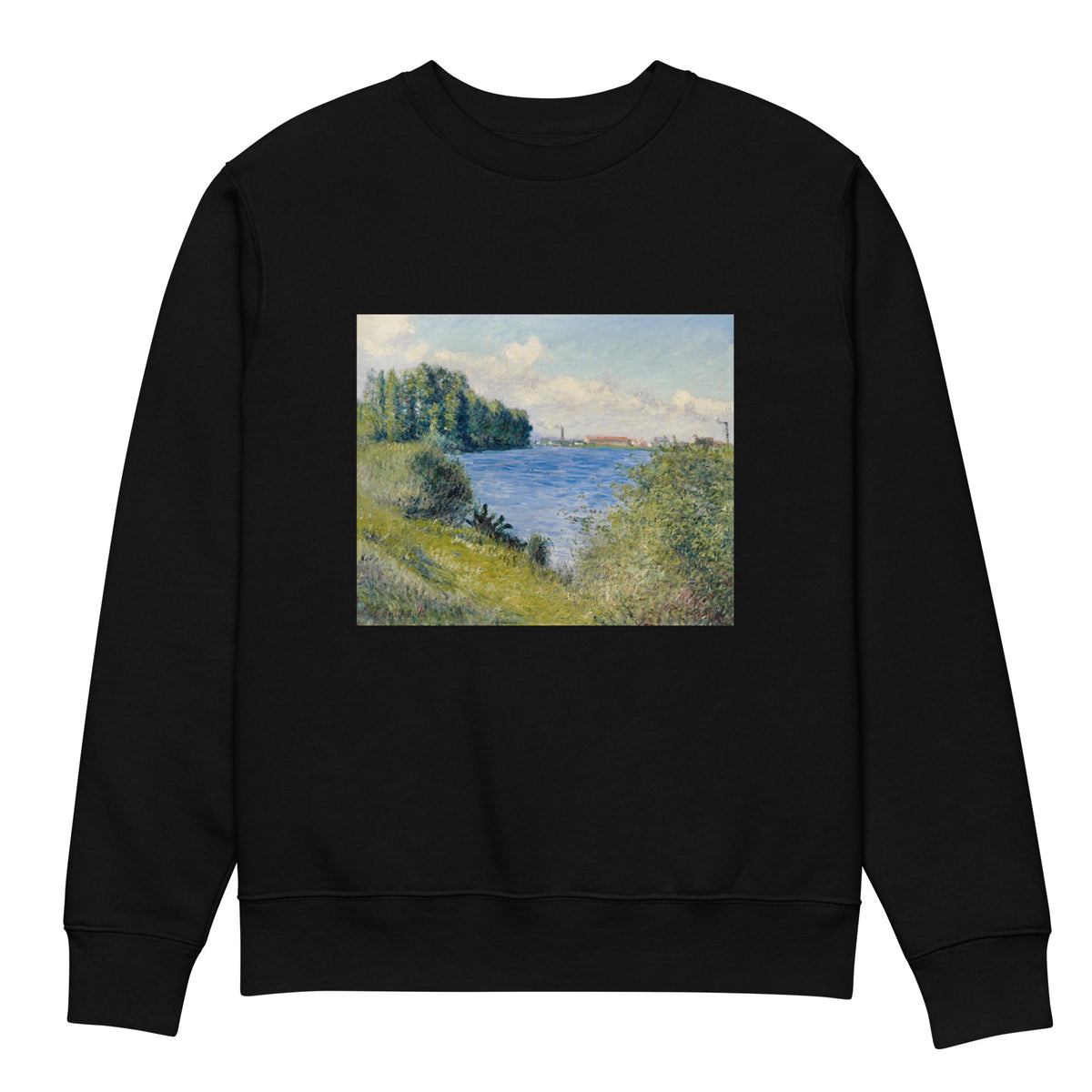 Black Sweater The Seine At Argenteuil Painting In High Resolution Premium