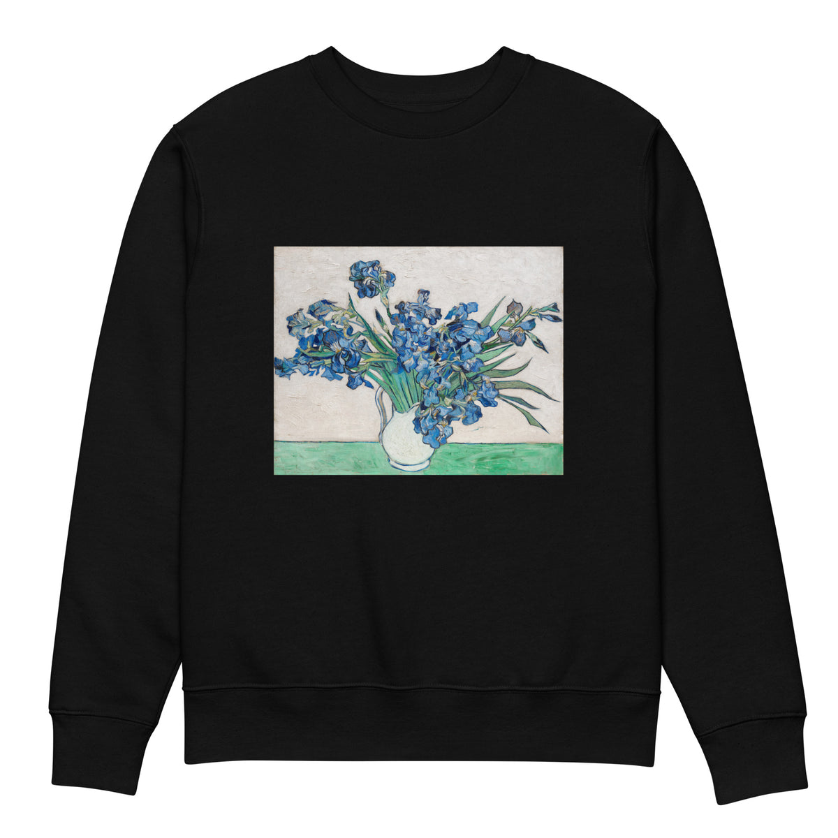 Black Sweater Vincent Van Gogh S Irises Premium
