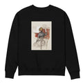 Black Sweater Woman At A Piano Premium