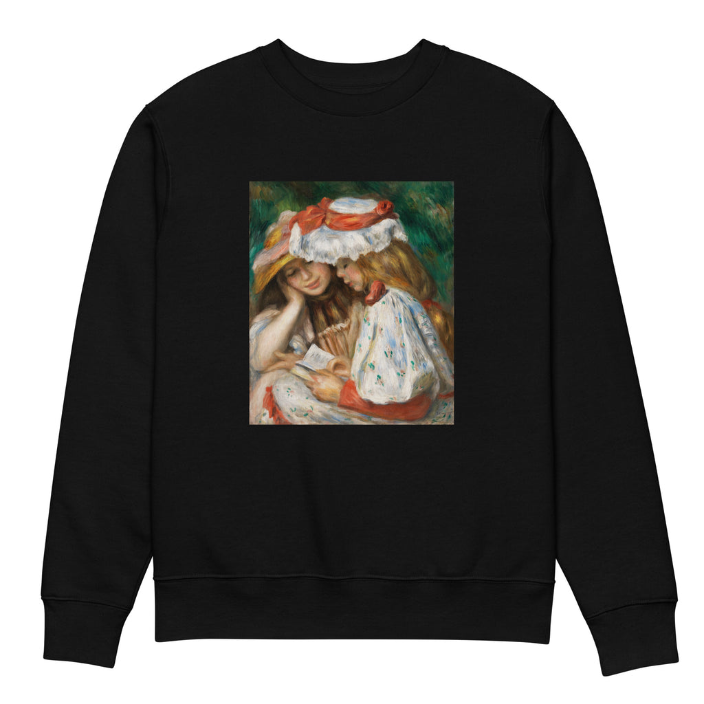 Black Sweater Two Girls Reading C 1890 1891 Premium