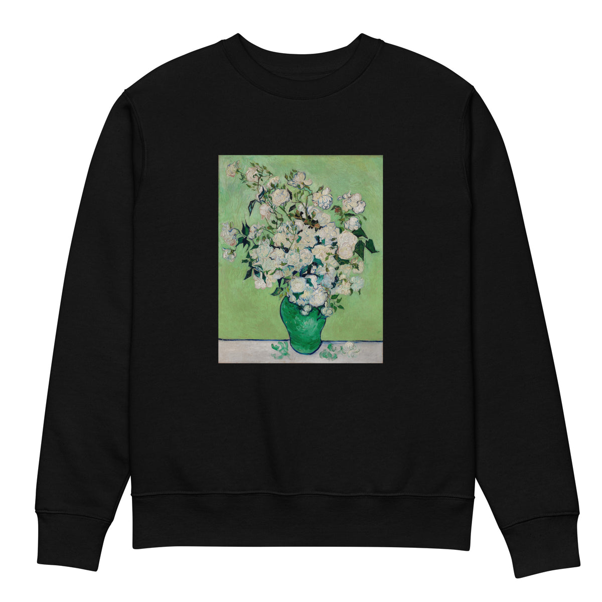 Black Sweater Roses Van Gogh Met Premium