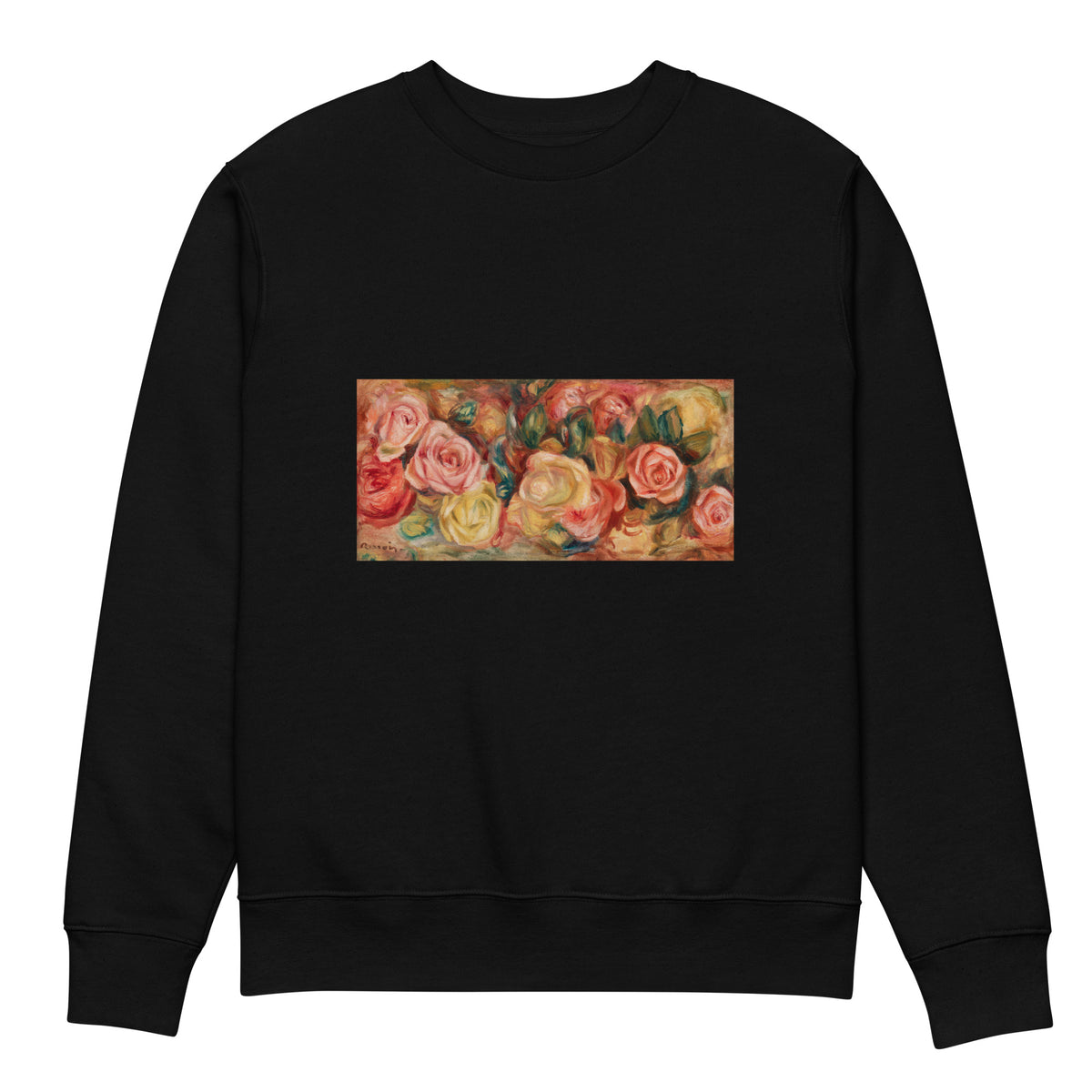 Black Sweater Roses Renoir Premium